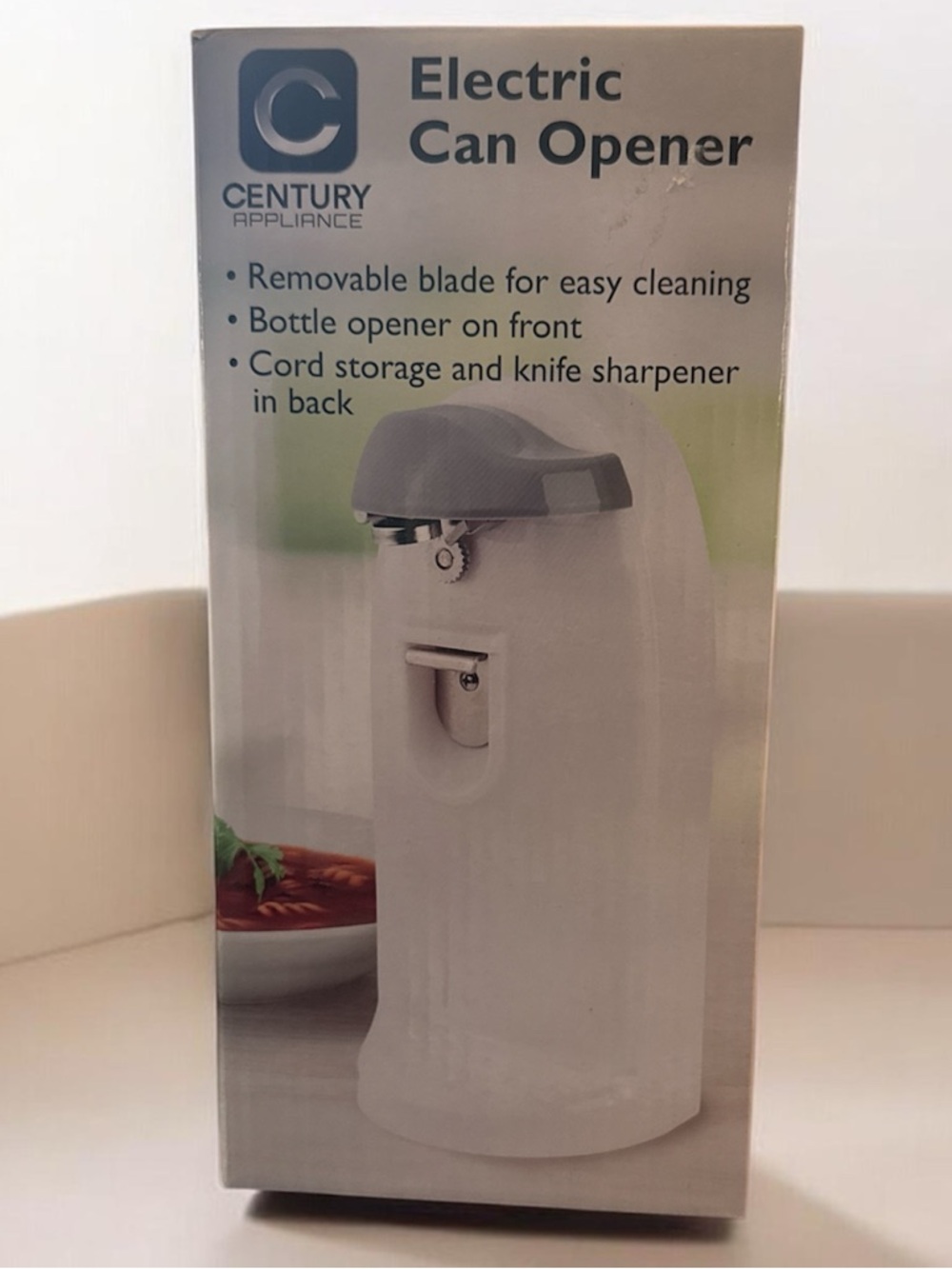 Electric Can Opener - White